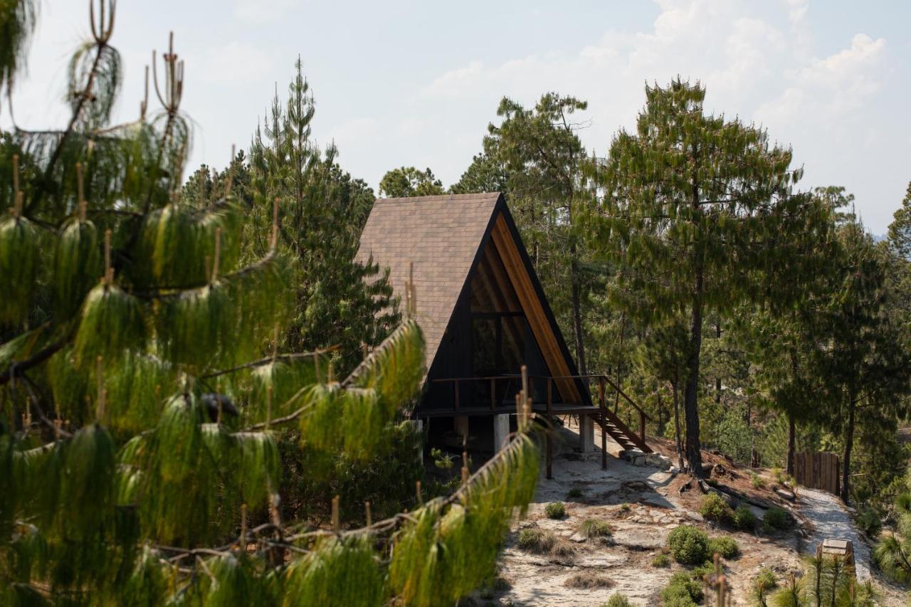 Cabanas Chalets Piedra Alta Zacatlan Camotepec Exteriör bild