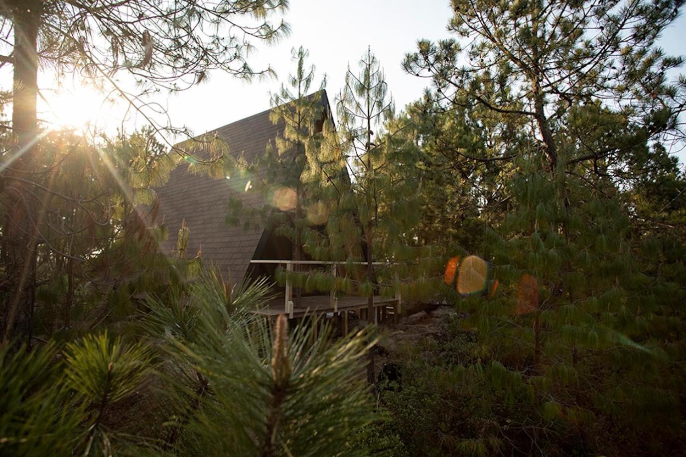 Cabanas Chalets Piedra Alta Zacatlan Camotepec Exteriör bild